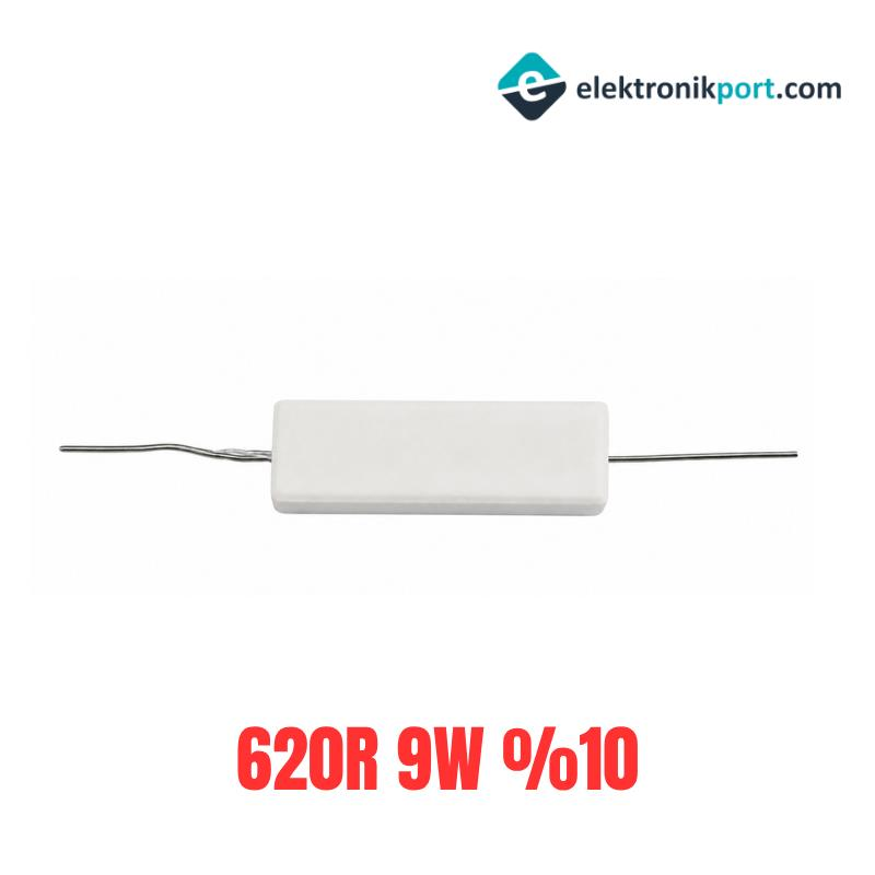 620R 9W %10 Tolerans Taş Direnç