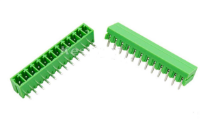 Geçmeli Klemens 12 Pin 3,81mm Erkek 90 Derece