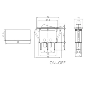 IC-113-8  Tekli Işıklı Regülator Anahtarı