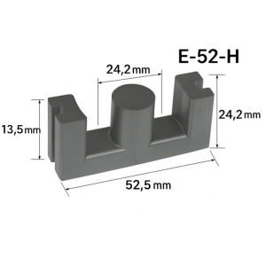 Ferrit Nüveli Bobin Çekirdeği EC-52H (EC Tipi Ferrit Core)