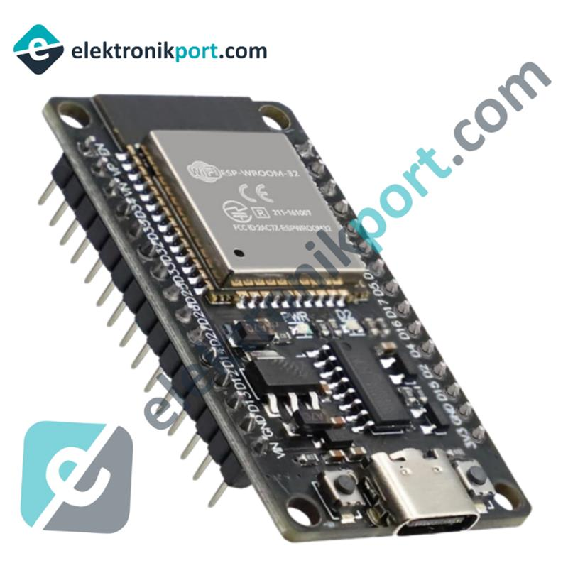 ESP32-WROOM CH340 Wifi ve Bluetooth Modülü - Type C