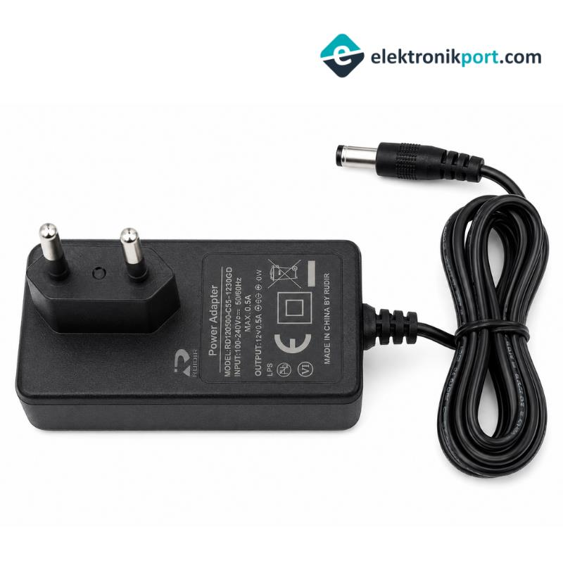 12V 0,5A DC Priz Tipi Adaptör