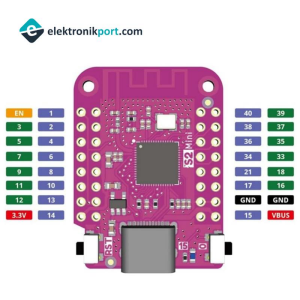 ESP32 S2 Mini V1.0 Wifi Geliştirme Kartı