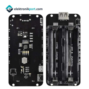 18650 Lityum Pil Yuvası V8 Mikro USB