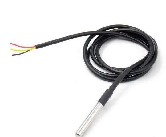 DS18B20 Su Geçirmez 5m Kablolu Sıcaklık Sensörü