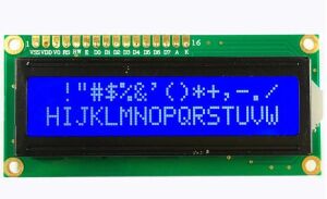 2x16 LCD Ekran Display Aydınlatmalı Mavi-Beyaz