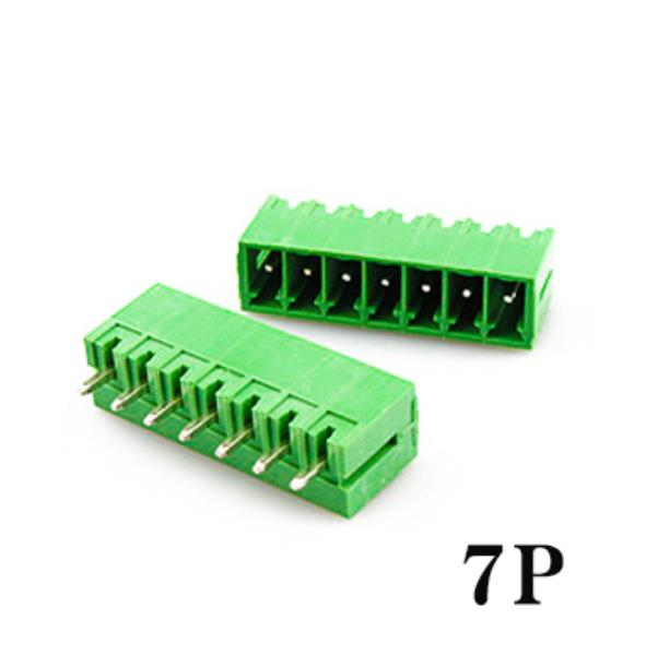 Geçmeli Klemens 7 Pin 3,81mm Erkek 180 Derece