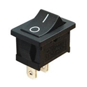 IC-120-0  Mini Işıksız Anahtar On-Off 2P Siyah C Kalite