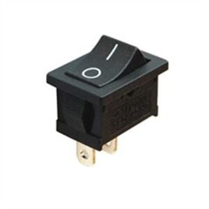 IC-120-0  Mini Işıksız Anahtar On-Off 2P Siyah C Kalite