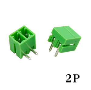 Geçmeli Klemens 2 Pin 3,81mm Erkek 90 Derece