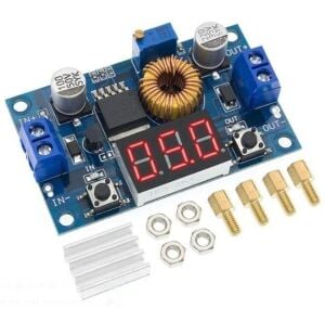 XL4015 Dijital Ekranlı DC-DC Ayarlanabilir Gerilim Düşürücü - Voltmetre