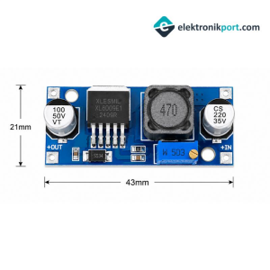 XL6009 Ayarlanabilir DC/DC Voltaj Regülatörü Voltaj Yükseltici Regülatör Step Up Modülü Arduino