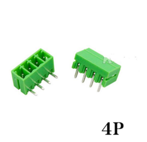 Geçmeli Klemens 4 Pin 3,81mm Erkek 90 Derece