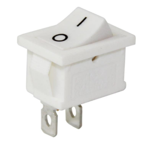 IC-120B  Mini Işıksız Anahtar On-Off 2P Beyaz