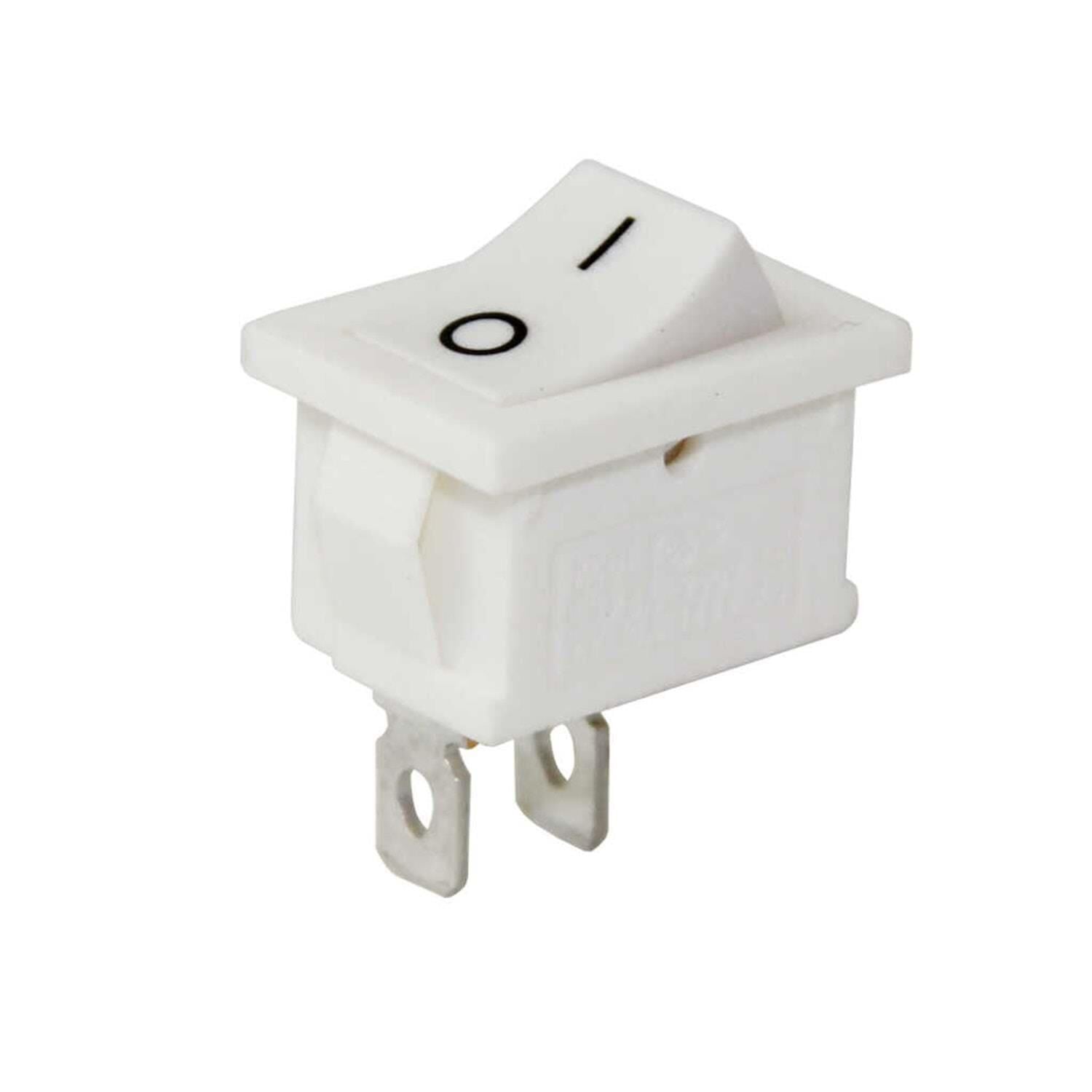 IC-120B  Mini Işıksız Anahtar On-Off 2P Beyaz