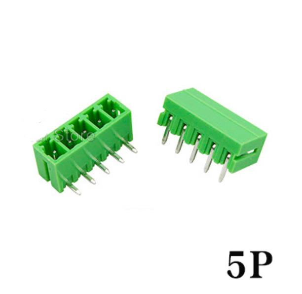 Geçmeli Klemens 5 Pin 3,81mm Erkek 90 Derece