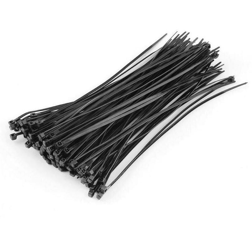Plastik Kablo Bağı Siyah 250x3,6mm (100Adet)