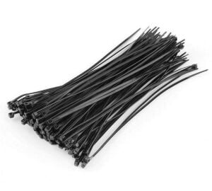 Plastik Kablo Bağı Siyah 250x3,6mm (100Adet)