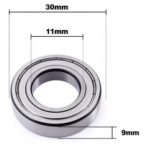 3200 ZZ Çift Sıralı Sabit Bilyalı Rulman