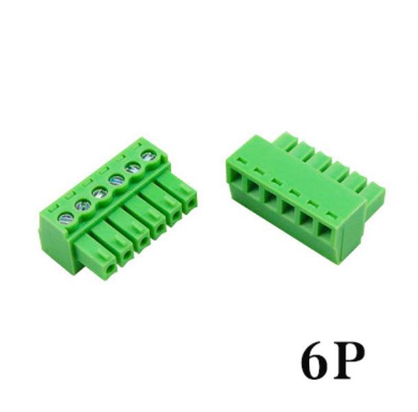 Geçmeli Klemens 6 Pin 3.81mm Dişi