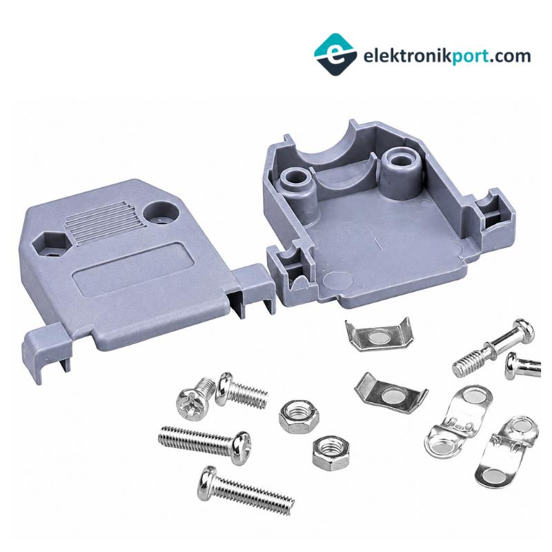 DB15 / RS232 D-Sub 15 Pin Plastik Konnektör Kutusu (Kapak)