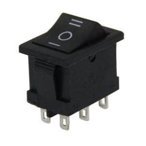 IC-123-6  Mini Işıksız Anahtar On-Off-On 6P