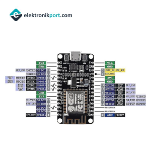 ESP8266 NodeMCU Cp2102 V2 Geliştirme Kartı