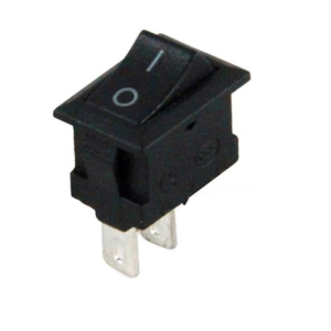 IC-125B  Mini (S) Işıksız Anahtar On-Off 2P Siyah