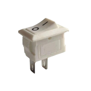 IC-125B-1  Mini (S) Işıksız Anahtar On-Off 2P Beyaz