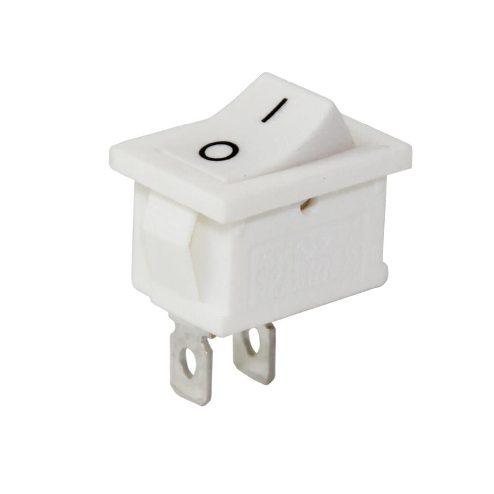 IC-125B-1  Mini (S) Işıksız Anahtar On-Off 2P Beyaz