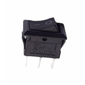 IC-125B-3 Mini (S) Işıksız Anahtar On-Off 3P Siyah