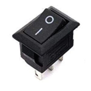 IC-125B-3 Mini (S) Işıksız Anahtar On-Off 3P Siyah