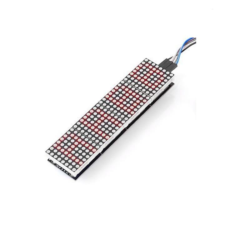 4'lü 8x8 Kırmızı Dot matrix Board Modül