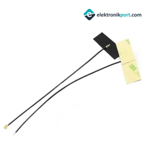 698-960MHz/1710-2700Mhz 2dBi uFL İnce Sticker Tip 42mm IPEX Anten