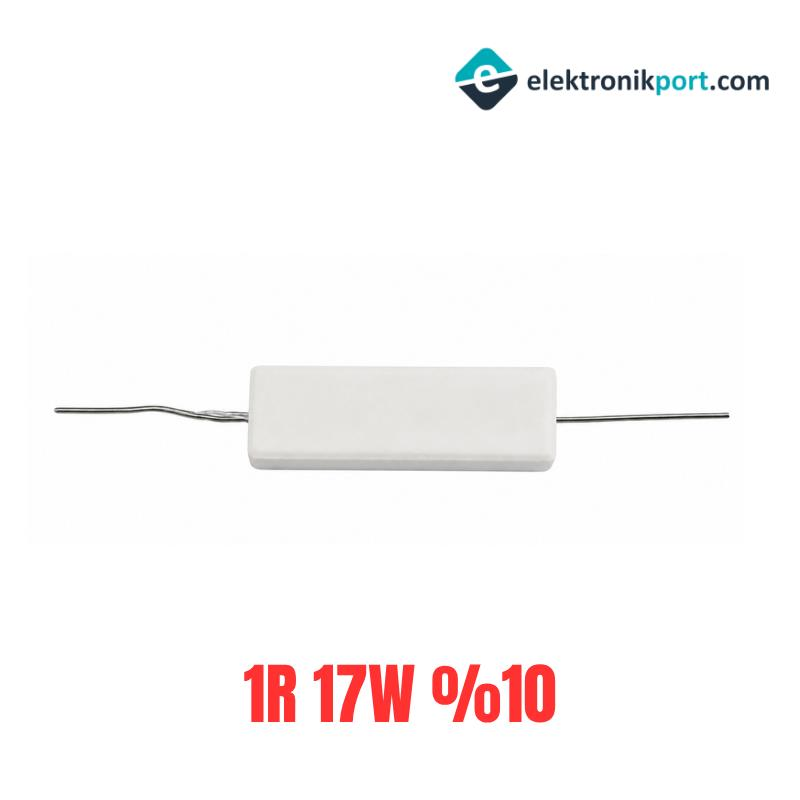 1R 17W %10 Tolerans Taş Direnç