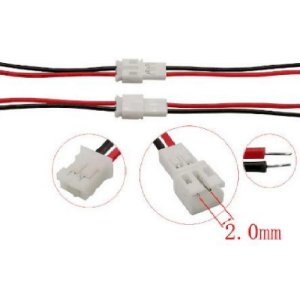 2 Pin Konnektör Seti 2.0 Erkek - Dişi Takım