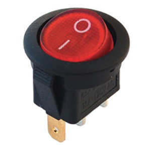 IC-131  Yuvarlak Işıklı Anahtar On-Off 3P