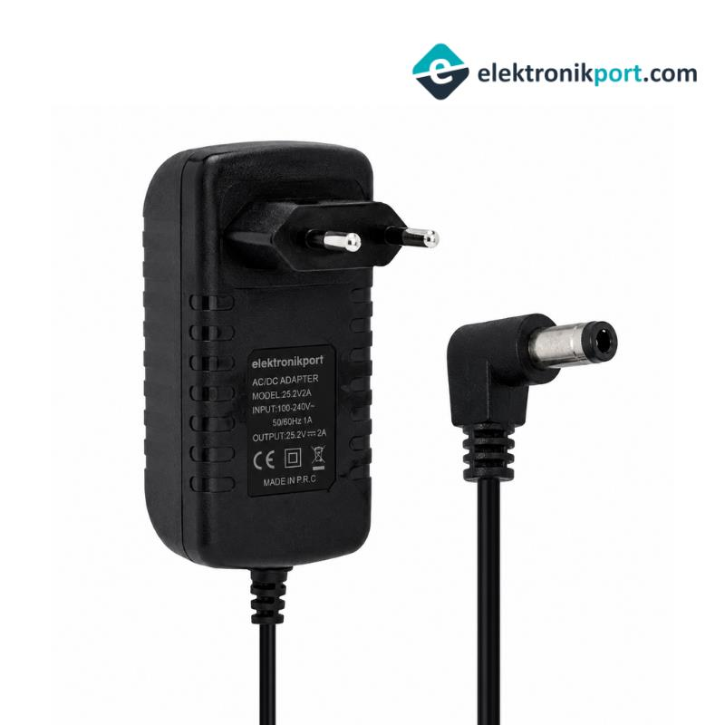 25,2V 2A Adaptör DC Priz Tip