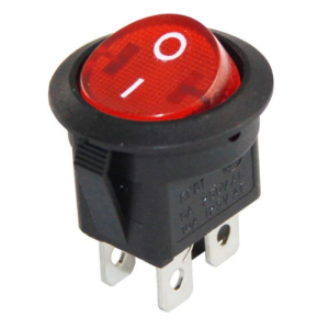 IC-131-4  Yuvarlak Işıklı Anahtar On-Off 4P