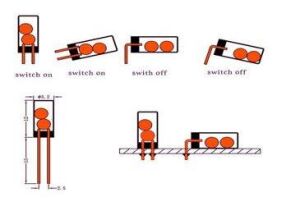 SW520D Tilt Sensör Kartı 3 Pin (Eğim Sensörü - Yatay)