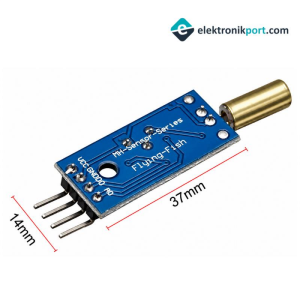 SW520D Tilt Sensör Kartı 3 Pin (Eğim Sensörü - Yatay)