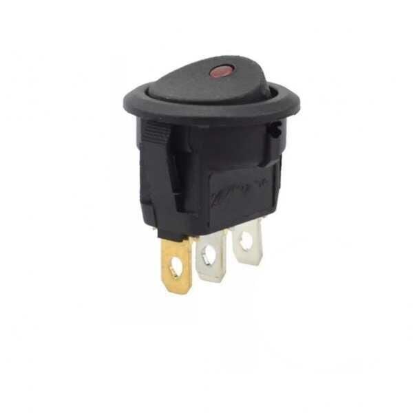 IC-132  Yuvarlak Nokta Işıklı Anahtar On-Off 3P 220V