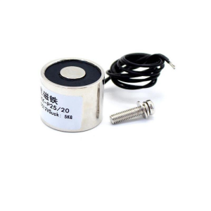 P25/20 Elektro Mıknatıs - 12V 5 kg Elektro Manyetik Tutucu
