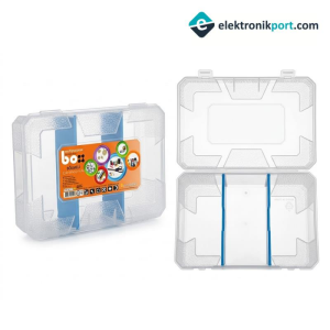 ASR-5017 Malzeme Kutusu 3 Bölmeli Organizer Hobi Kutusu