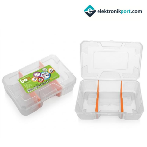 ASR-5018 Malzeme Kutusu 3 Bölmeli Organizer Hobi Kutusu