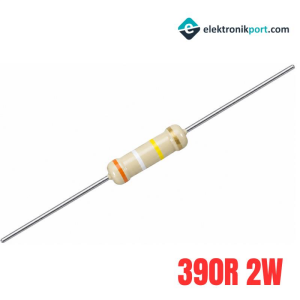 390R 2W %5 Tolerans Karbon Direnç