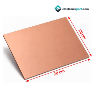 20x20cm Bakır Plaket FR2