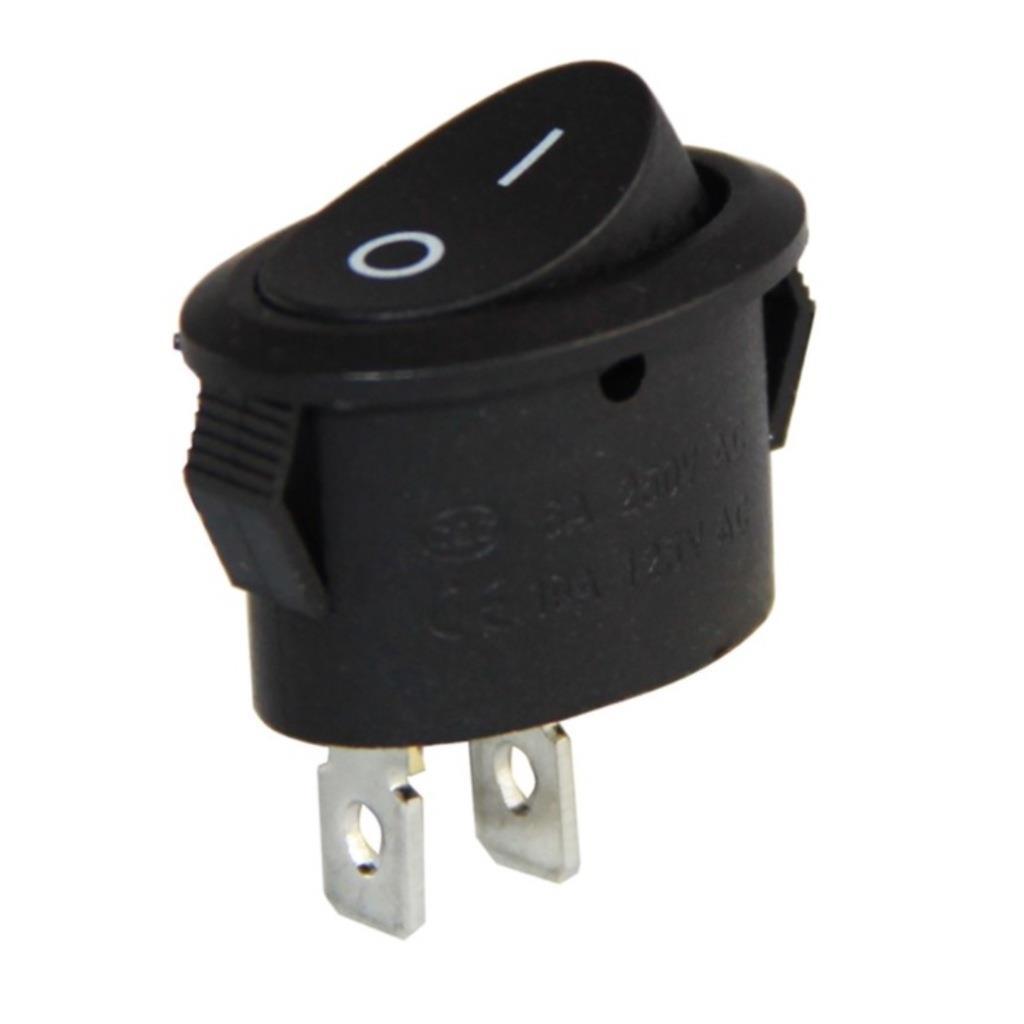 IC-134C  Oval Işıksız Anahtar On-Off 2P