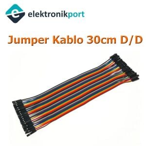 Jumper Kablo (Dişi - Dişi) 30cm 40 adet