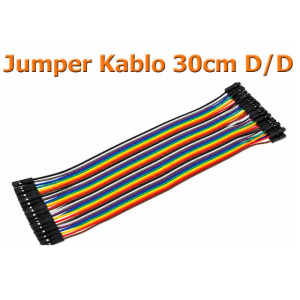 Jumper Kablo (Dişi - Dişi) 30cm 40 adet
